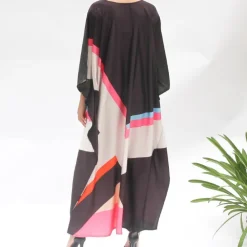 Beach Wear Long Geometric Printed Kaftan KAF0078