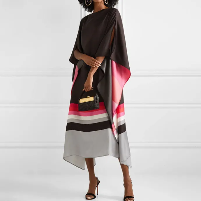 Black Ink Charm Kaftan KAF0015
