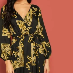 Bohemian Printed Maxi Dress J5795