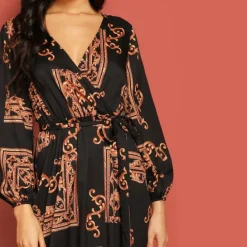 Bohemian Printed Maxi Dress J5795