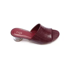 Clear Round Box Heel HL 35