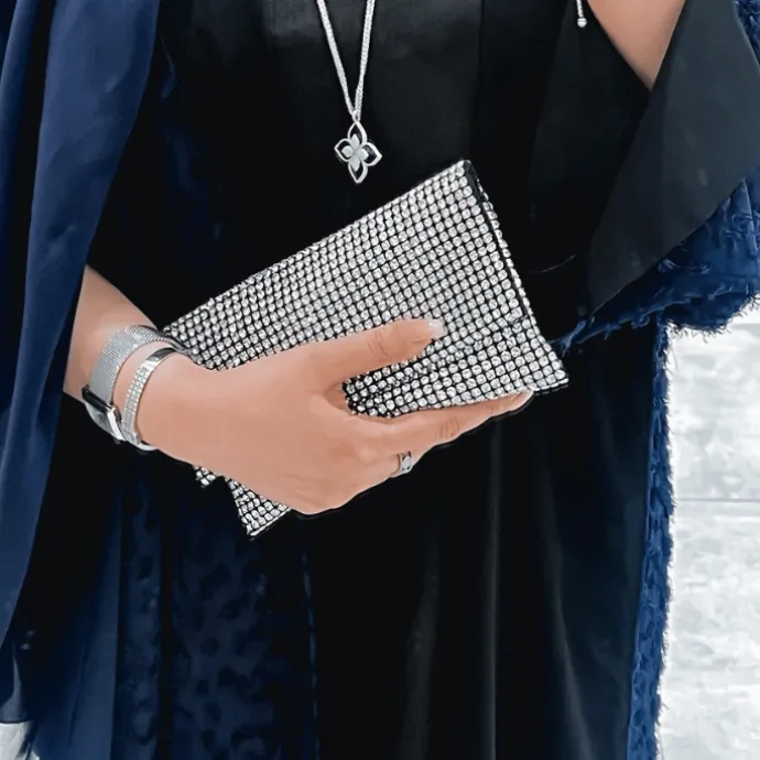 Clutch Bag with Rhinestones TB 09