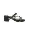 Cross Crystal Strappy Mule BDV 091