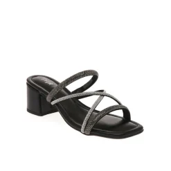 Cross Crystal Strappy Mule BDV 091