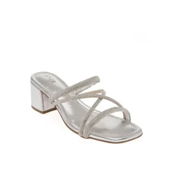 Cross Crystal Strappy Mule BDV 091