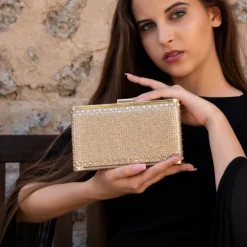 Crystal Embellished Clutch AD 143
