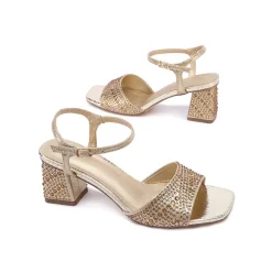 Crystal Metallic Heel UBF 01