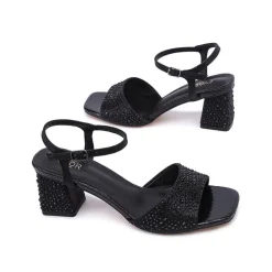 Crystal Metallic Heel UBF 01