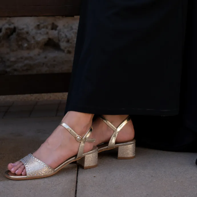 Crystal Metallic Mule BB 73