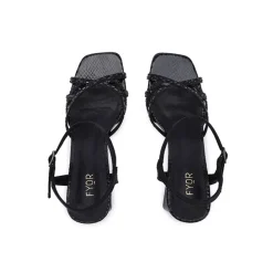 Crystal Strap Mule UBF 02