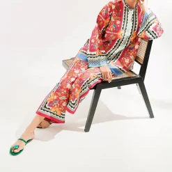 Elegant Abstract Floral Print Matching Co-Ord Set J5939