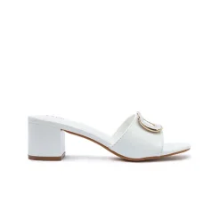Geometric Brooch Mule HL 225