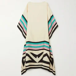 Geometric Print Boat neck Kaftan KAF002