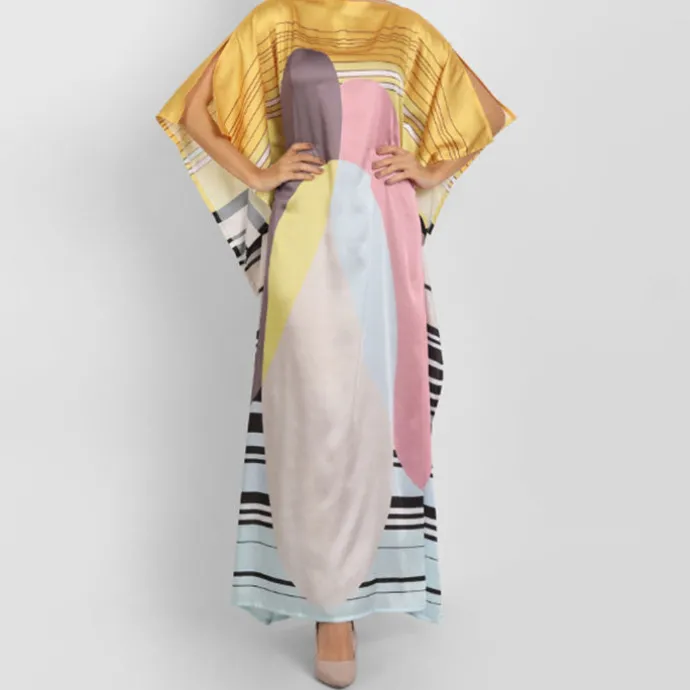 Geometric Printed kaftan KAF0047