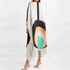 Geometric Printed Kaftan Top Dress For Women KAF0063