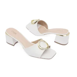 Golden Hoop Adorned Mule BCM 166