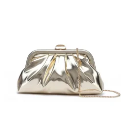 Metallic Slouchy Clutch AD 141