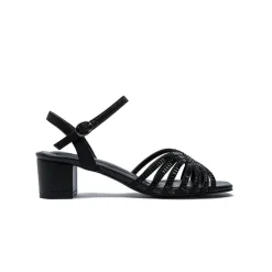 Metallic Strappy Block Heel HL 169