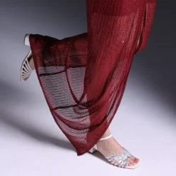 Metallic Strappy Block Heel HL 169