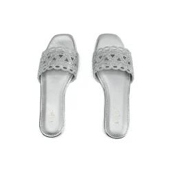 Mirror Cut Embellished Slide Sandal MY 319
