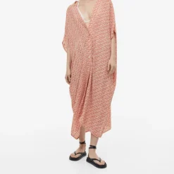 Peachy Abstract Bliss Kaftan J5872