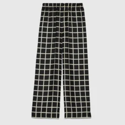 Premium Volvo Checks Style 3 Pockets Lace Finished Co-Ord Set J5894