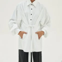 Premium White Cotton Shirt J7031