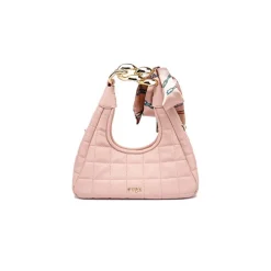 Quilted Mini Bag with scraf Detail HF 08