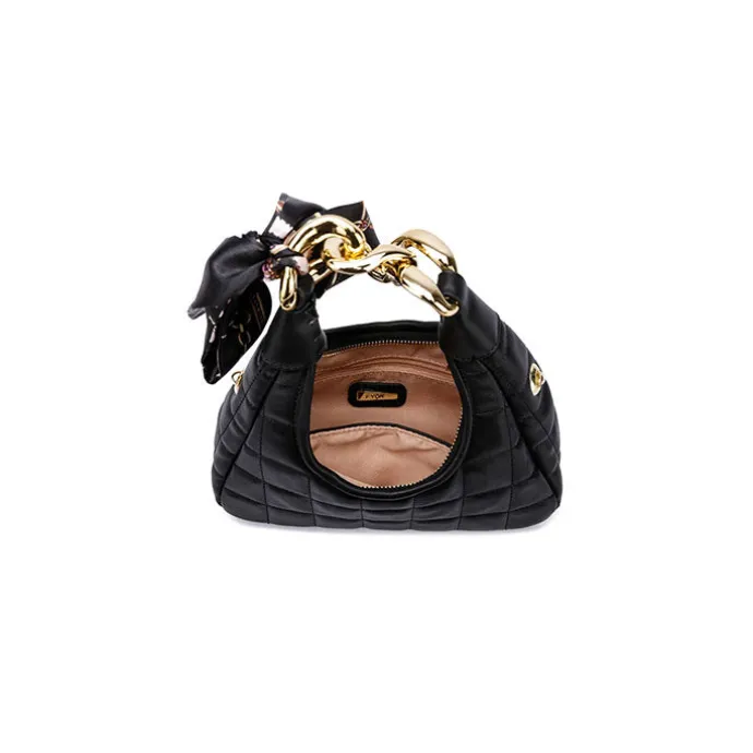 Quilted Mini Bag with scraf Detail HF 08