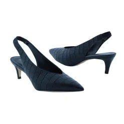 Sling Back Court Heel BWR 005