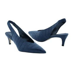 Sling Back Court Heel BWR 005