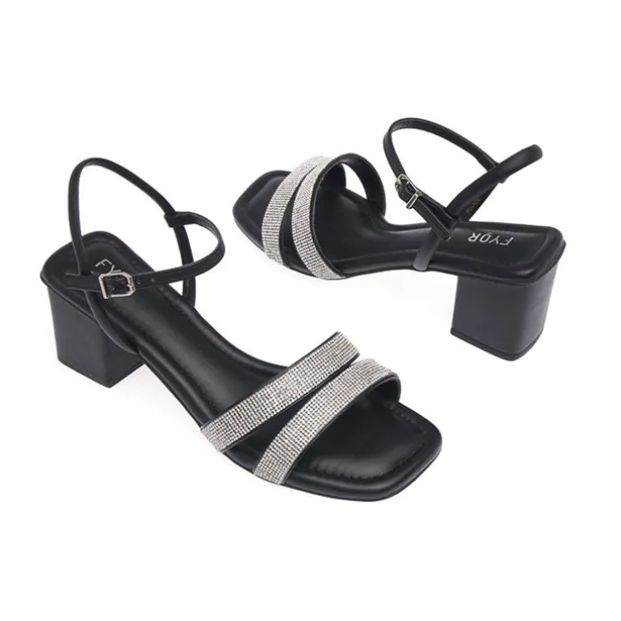Sparkling Block Heel BDV 105