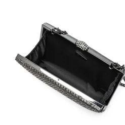Sparkling Crystal Embellished Clutch AD 120