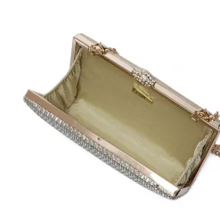 Sparkling Crystal Embellished Clutch AD 120