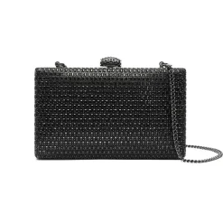 Sparkling Crystal Embellished Clutch AD 120