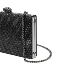 Sparkling Crystal Embellished Clutch AD 120