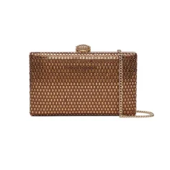 Sparkling Crystal Embellished Clutch AD 120