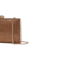 Sparkling Crystal Embellished Clutch AD 120
