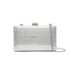 Sparkling Crystal Embellished Clutch AD 120