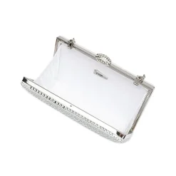 Sparkling Crystal Embellished Clutch AD 120