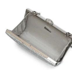 Sparkling Crystal Embellished Clutch AD 120