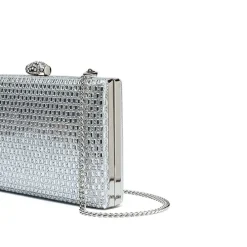 Sparkling Crystal Embellished Clutch AD 120