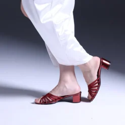 Square Diamante Heeled Sandal HL 122
