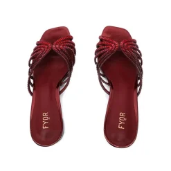Square Diamante Heeled Sandal HL 122