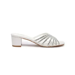 Square Diamante Heeled Sandal HL 122