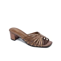 Square Diamante Heeled Sandal HL 122