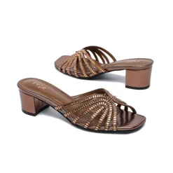 Square Diamante Heeled Sandal HL 122