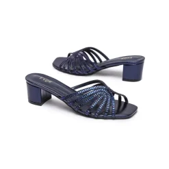 Square Diamante Heeled Sandal HL 122