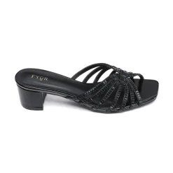Square Diamante Heeled Sandal HL 122