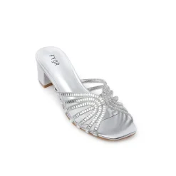Square Diamante Heeled Sandal HL 122